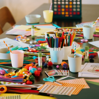 🎨 Kids’ Table Fun Every Weekend at CRATE!