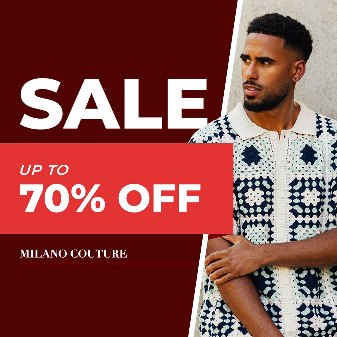 Milano Couture: Up to 70% Off Men’s Suits, Tailoring & Designer Fashion