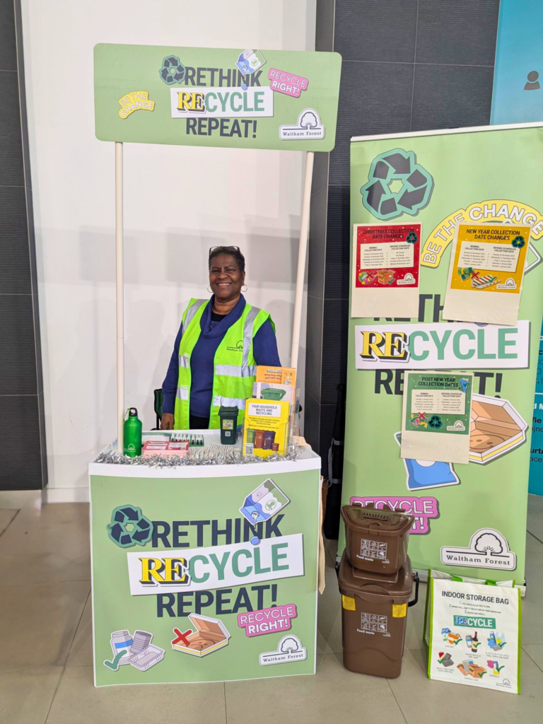 Waltham forest Recycling team at 17&Central